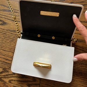 PRADA Saffiano Lux Wallet on Chain